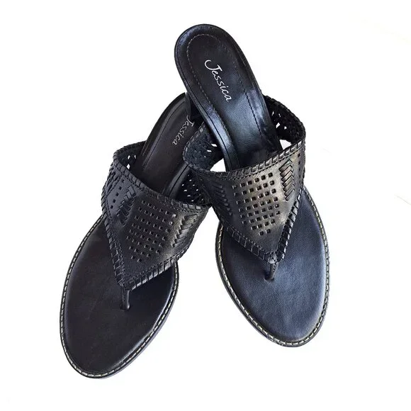 Leather High Heel Sandals New Condition. - Picture 5 of 5